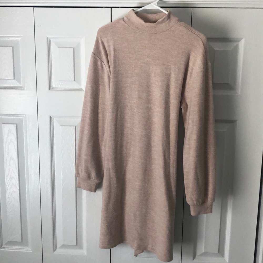 Soft Pink/ Blush winter dress